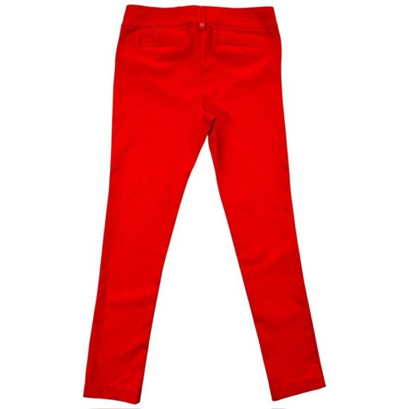 Womens Red Slim-Fit Pants Size L - Picture 3 of 8
